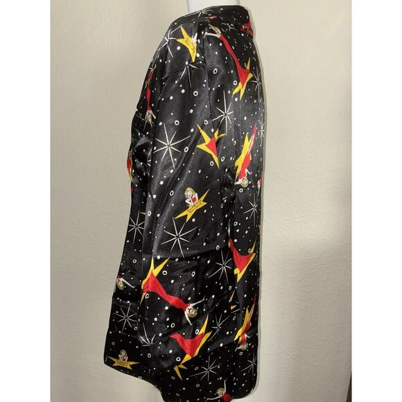 Suzanne Somers Night Shirt Loungewear Large Black New with Tags - Picture 6 of 7